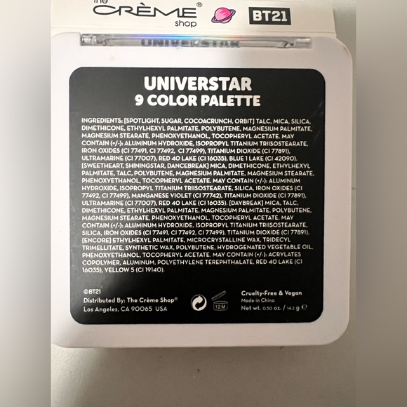 The Creme Shop BT21 Universtar Pop Eyeshadow Palette - 9 Shades - Picture 4 of 8